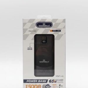 ​Winmax JW08 15000mAh 65W Fast Charging Power Bank with Digital Display