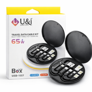 U&i Travel Data Cable Kit (65W Fast Charging)
